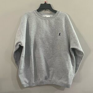 Vintage Disney Crewneck Sweatshirt Embroidered Mickey Oversized Pullover Size XL